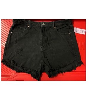 Wild Fable Black High Waist Denim shorts